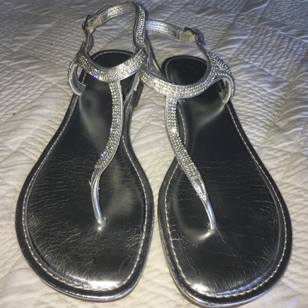 Blinged Out Micheal Sandals